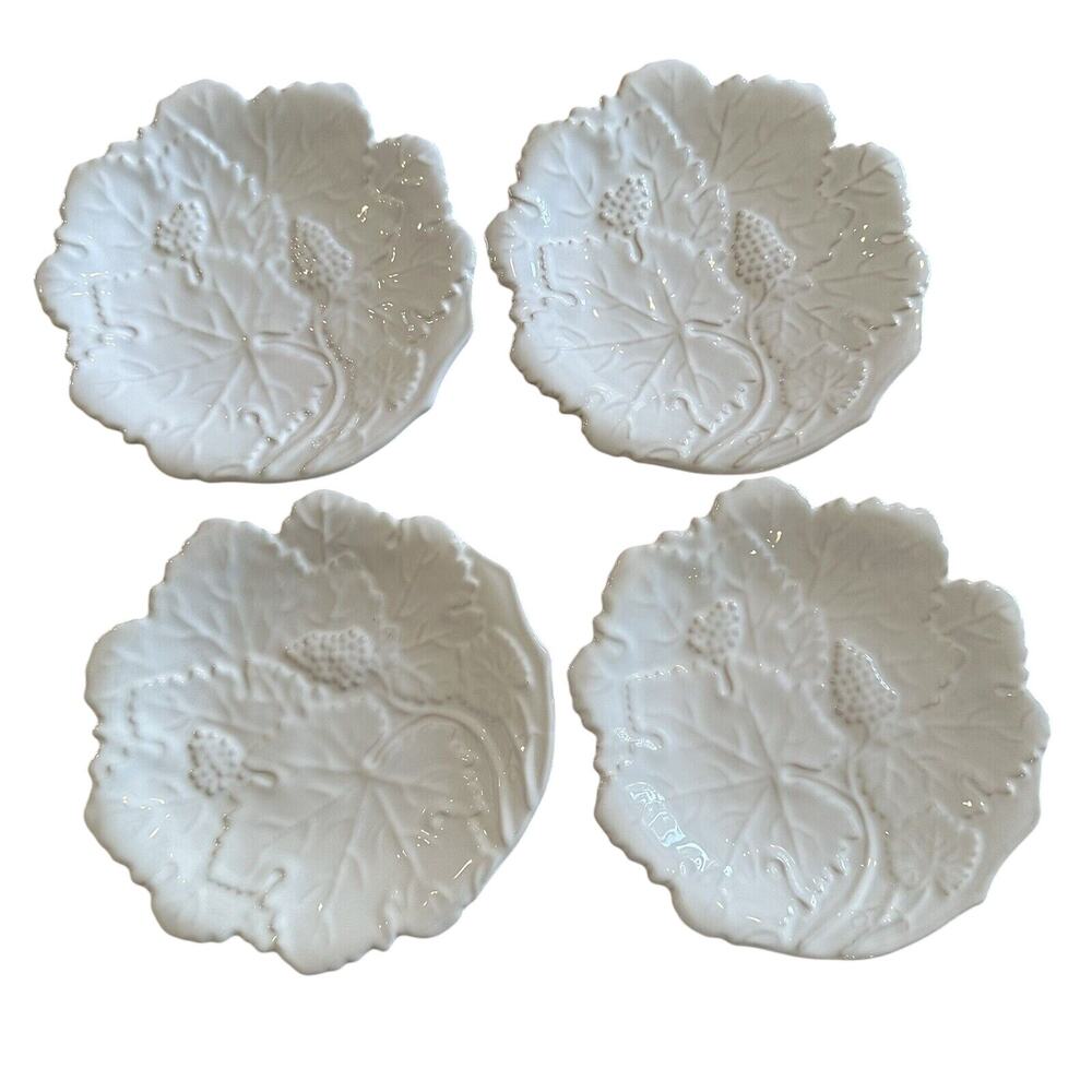 Grazia Deruta For Gunther Lambert "Grappa" Salad Plates Set of 4 Made in Italy